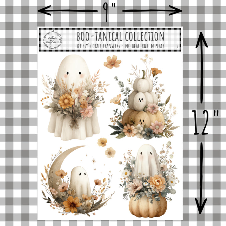 Boo-Tantical - Rub On Transfer - Bundle