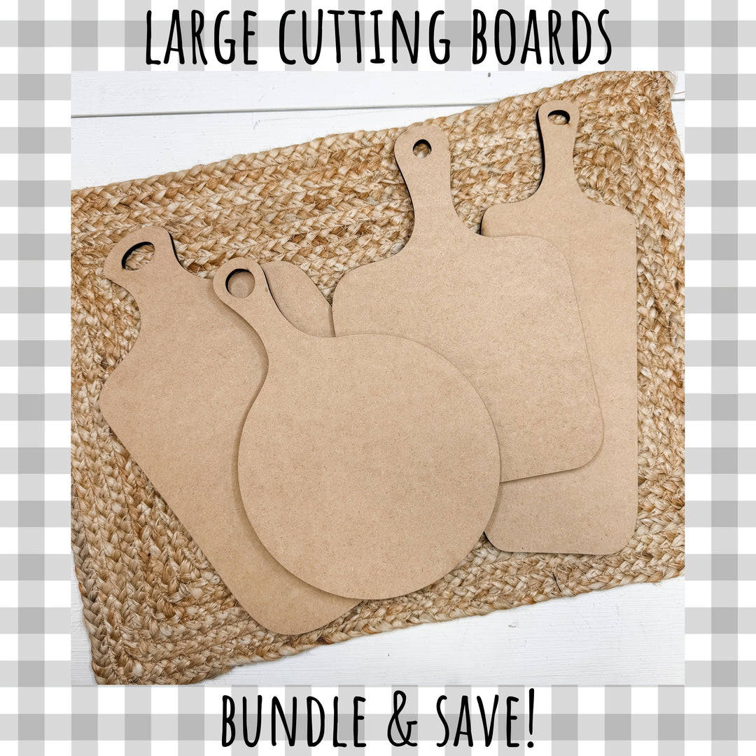 Cutting Board Bundle - 4 Large Cutting Board Wood Blanks
