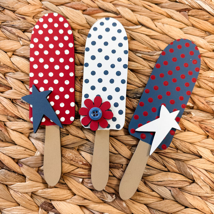 Popsicle Trio Wood Blank