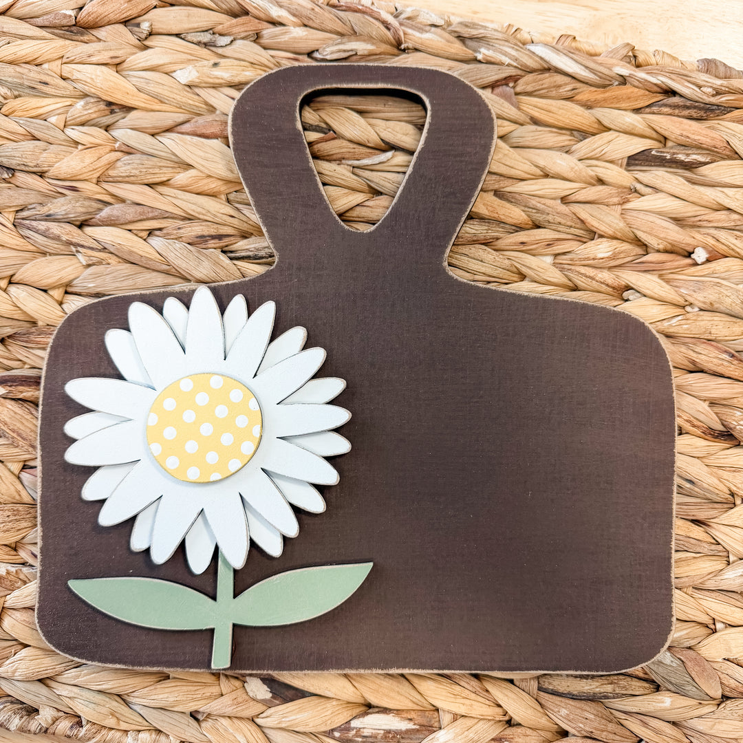 Flower Cutting Board Wood Blank