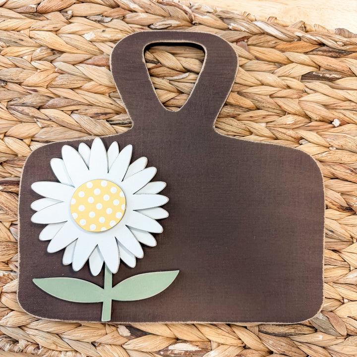 Flower Cutting Board Wood Blank