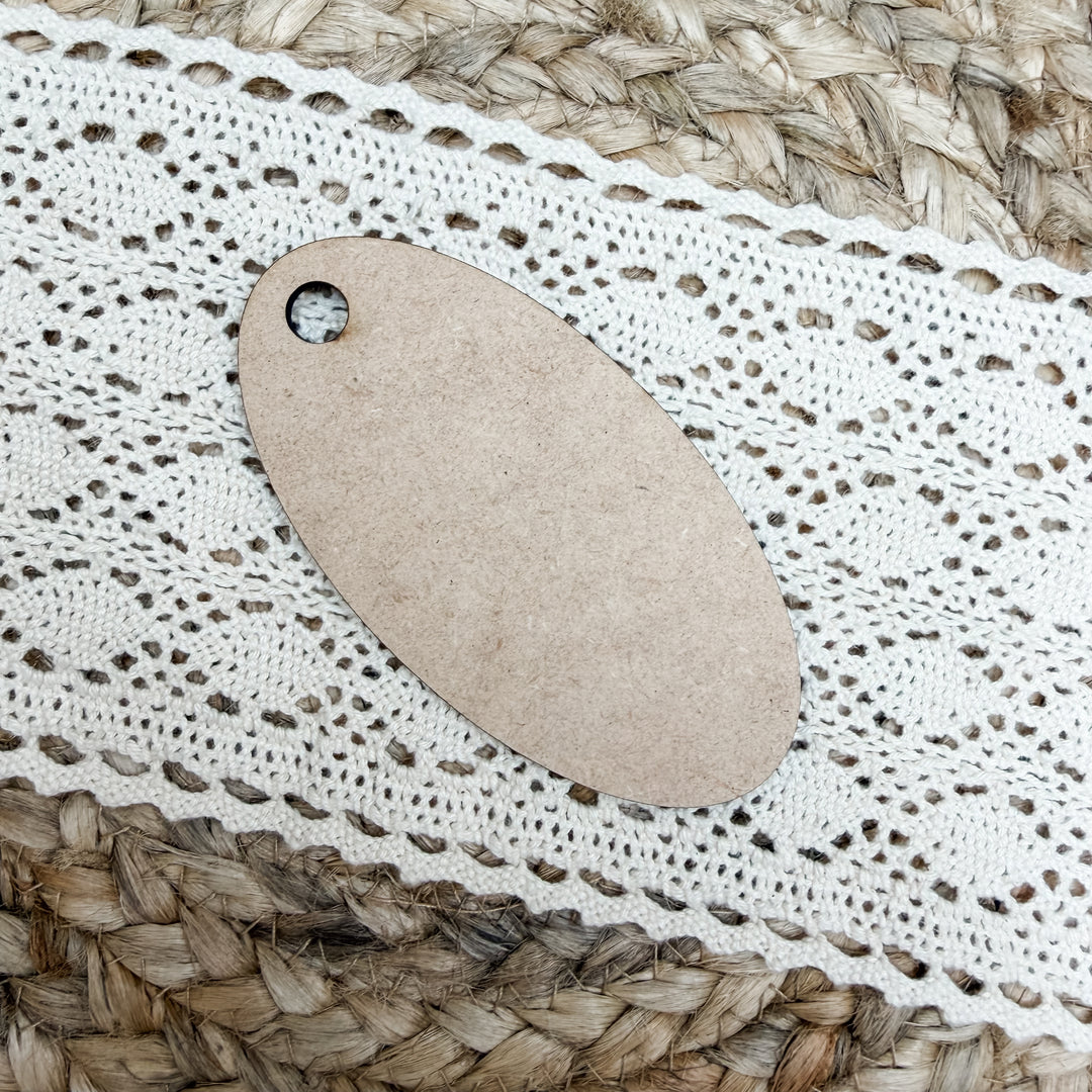 Small Tag Wood Blank - 3