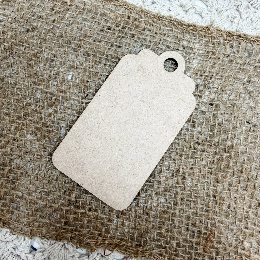 Small Tag Wood Blank - 1