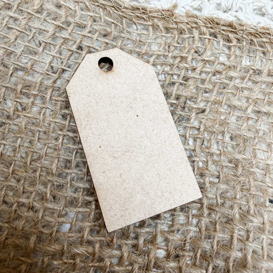 Small Tag Wood Blank - 2