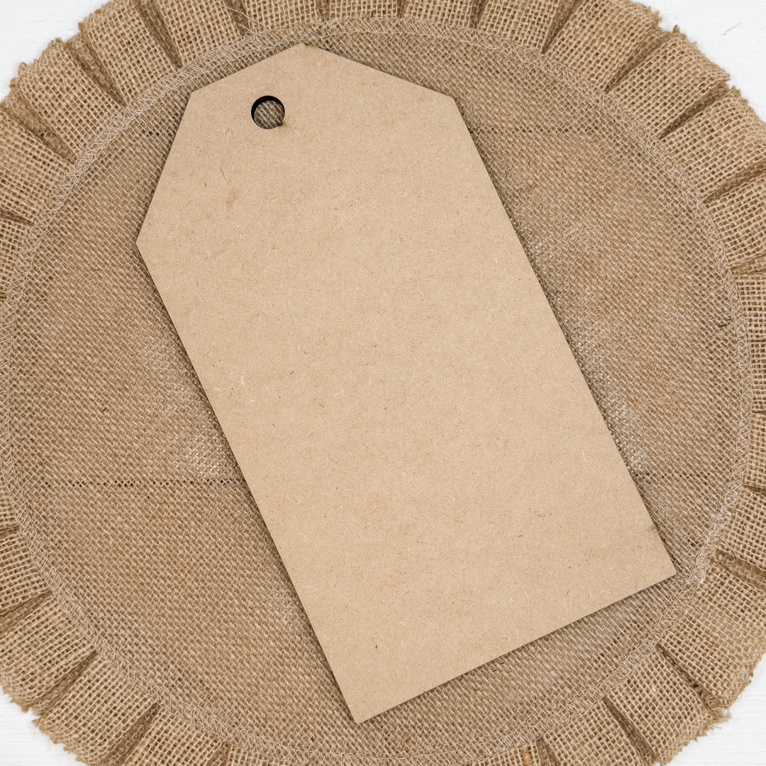 Large Tag Wood Blank - 2