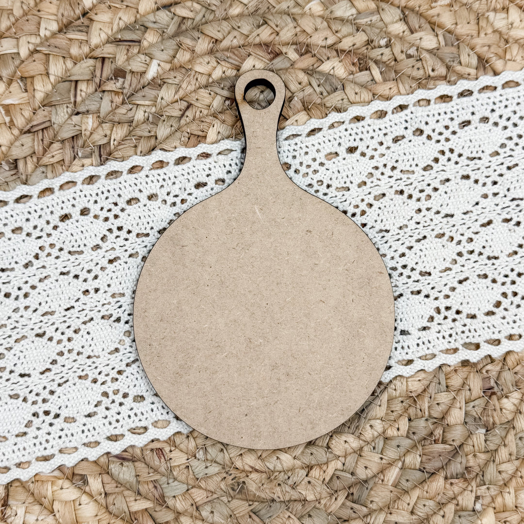 Cutting Board Wood Blank - Small Round