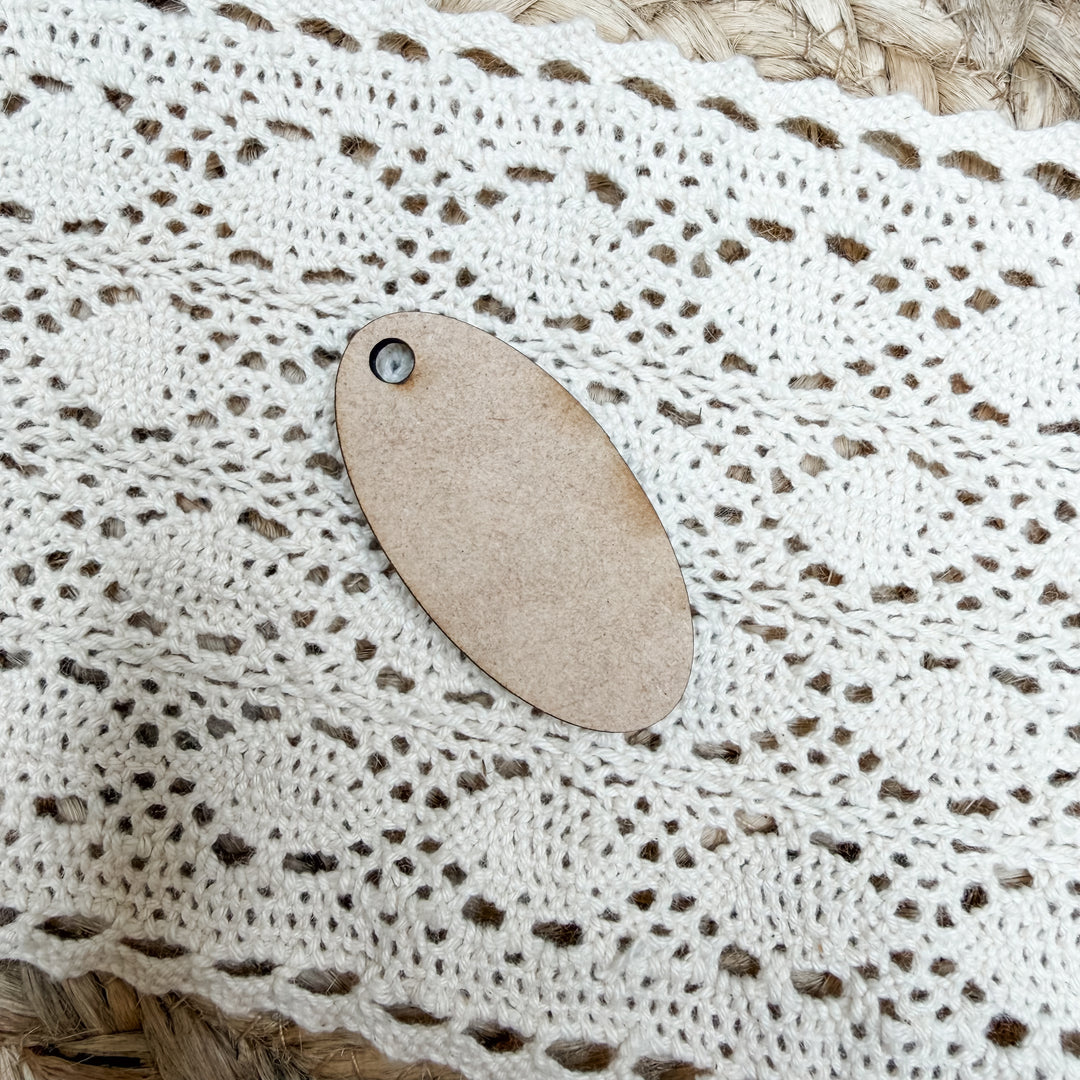 Mini Tag Wood Blank - 4