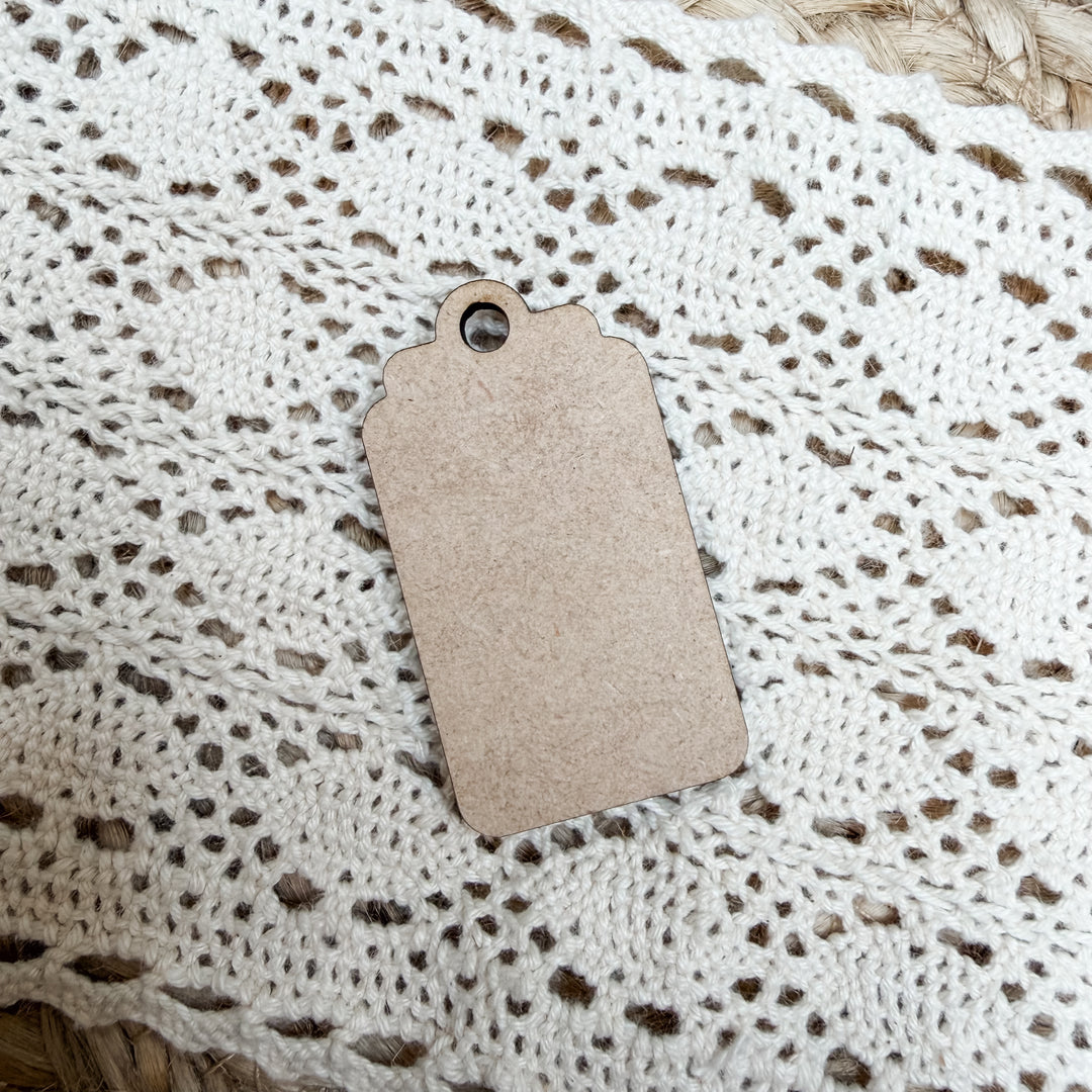 Mini Tag Wood Blank - 1