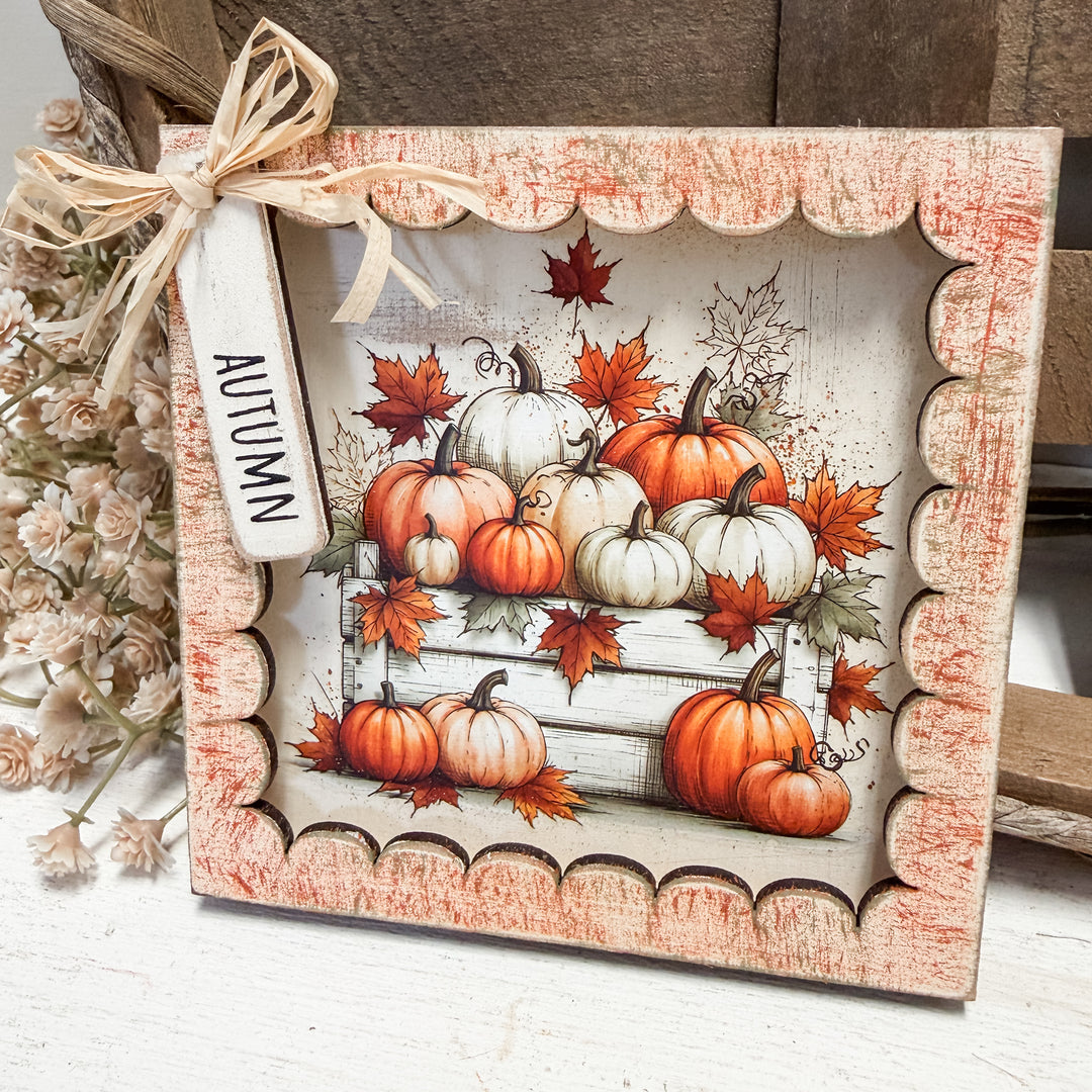 Pumpkin Word Collection - Rub On Transfers - 2