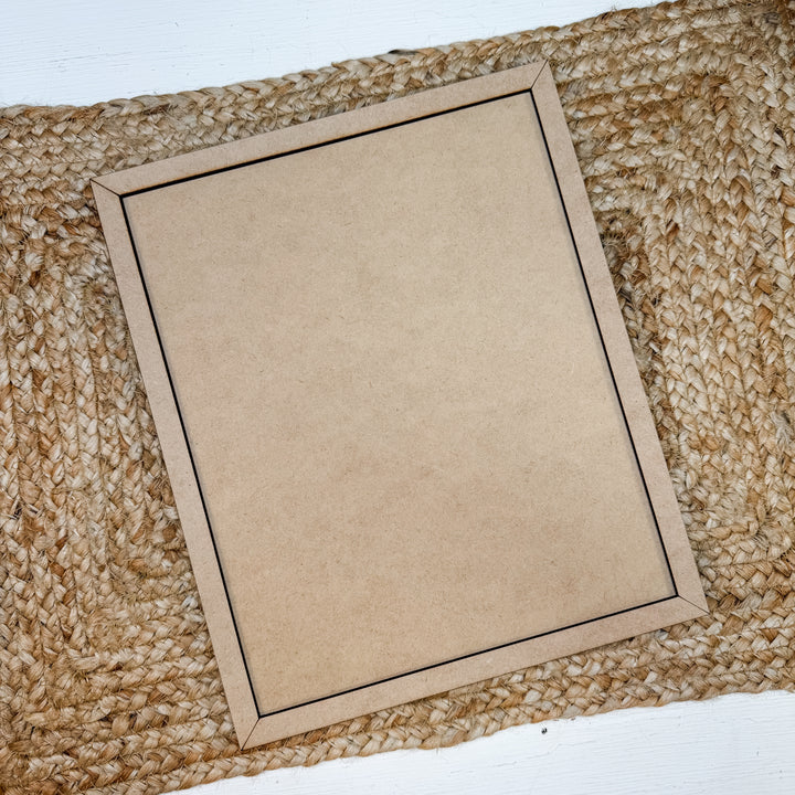 X-Large Rectangle Frame Wood Blank 9"x11"