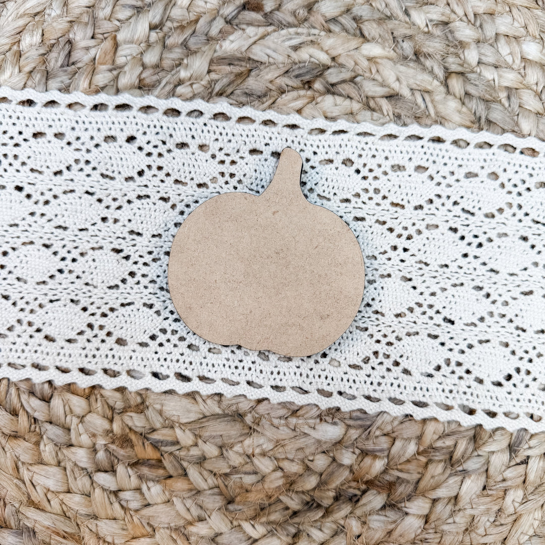 Mini Pumpkin Wood Cutout Blank
