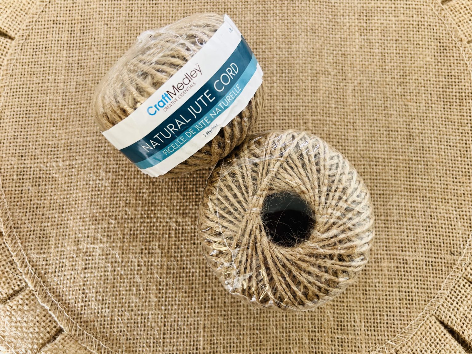 Natural Jute Cord Twine 3ply Kristy's Craft Room