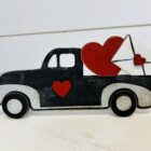 Valentines truck for crafting with wood and metal cutouts