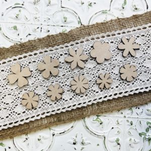 Variety of small flowers to embellish crafts and diy projects