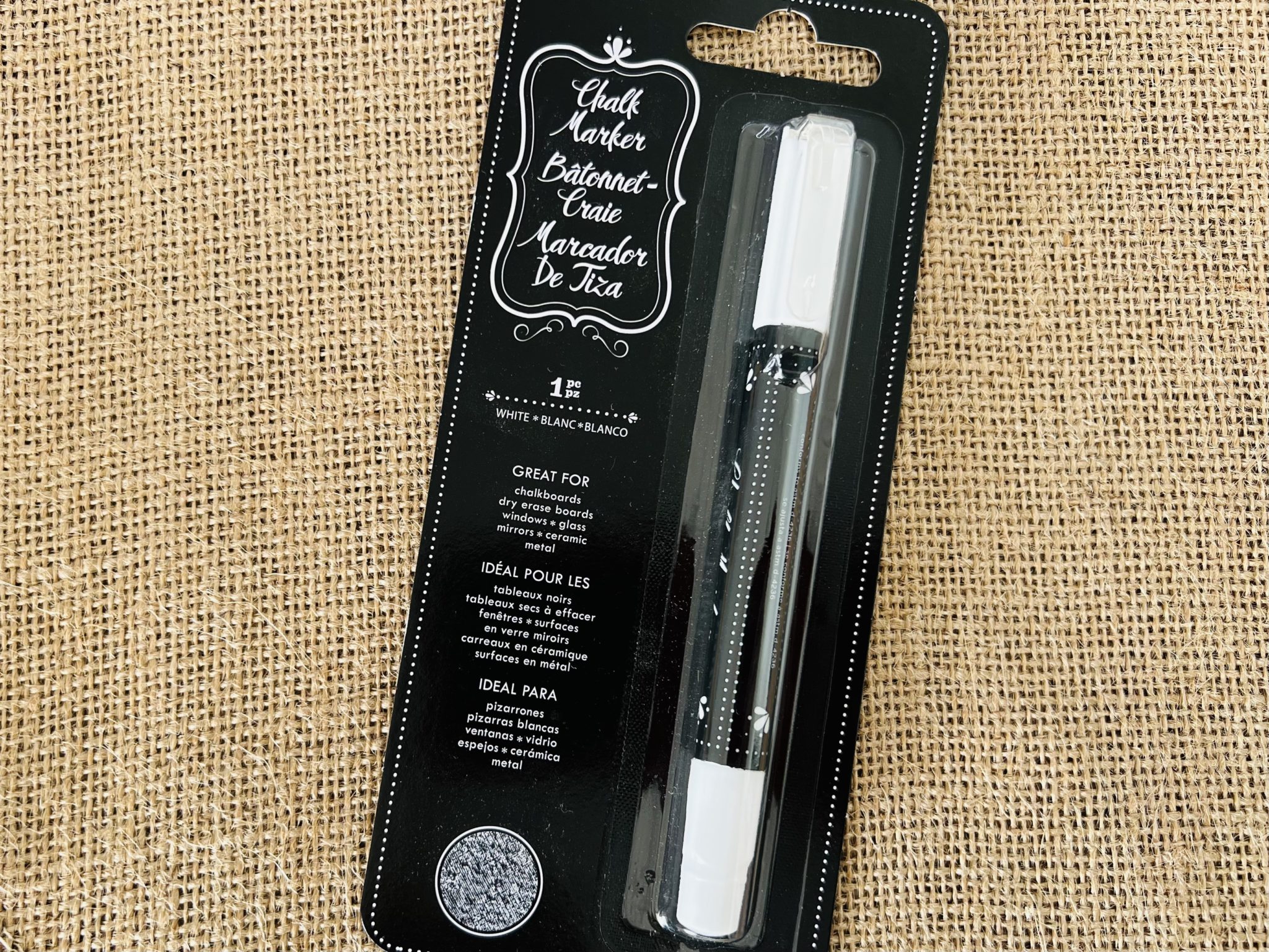 Erasable Chalk Marker White Kristy's Craft Room