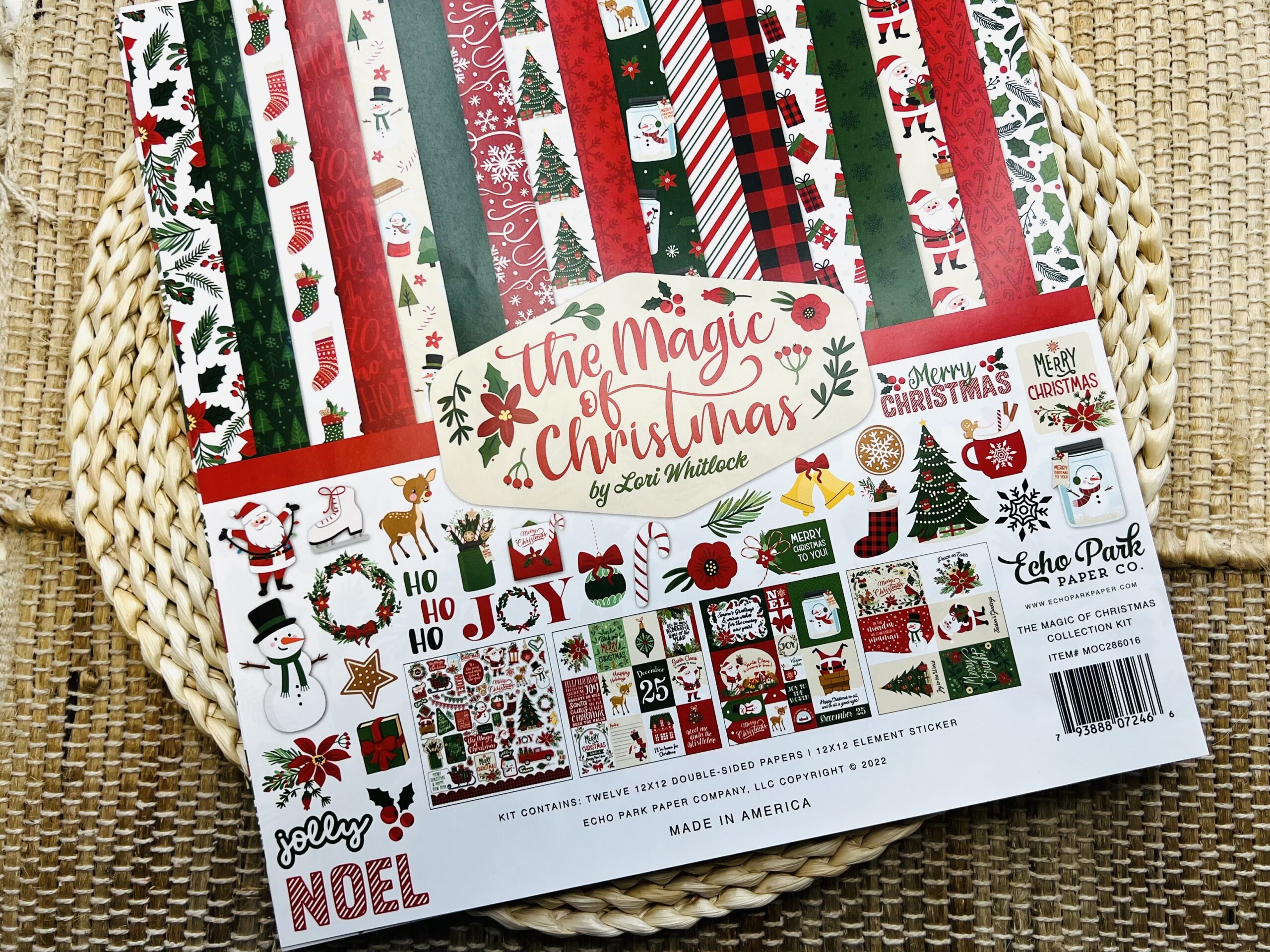 Christmas Scrapbook Paper and Stickers