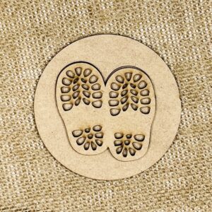 Boots Insert for Interchangeable Sign - Three Inch Round