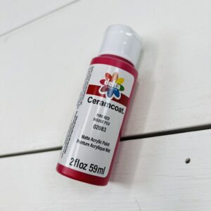 Ceramcoat – Acrylic Paint – 2oz - Fire Red