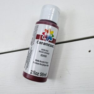 Ceramcoat – Acrylic Paint – 2oz - Barn Red